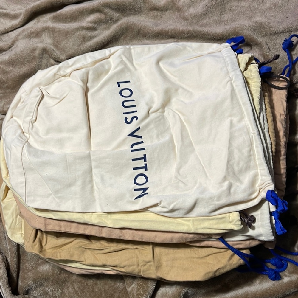 Authentic Louis Vuitton drawstring Dust bag